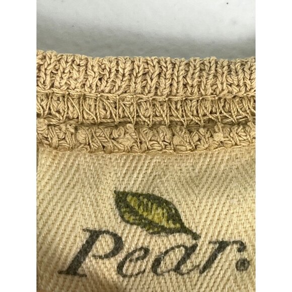 Vintage Pear Two Piece Set Shirt Brown Women's Maxi Cotton Dress XL NWT USA Made - Picture 9 of 11